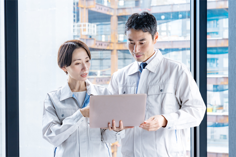 建築現場の画像